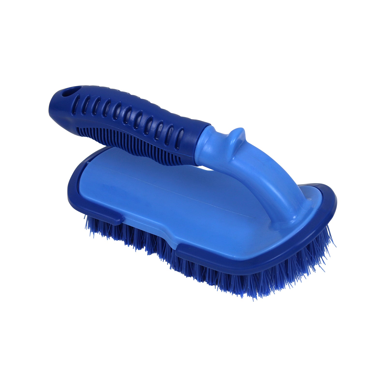 Mr Clean Tuffmates Brick & Concrete Scrub Brush, Plastic Handle, Blue & White 110 x 200mm