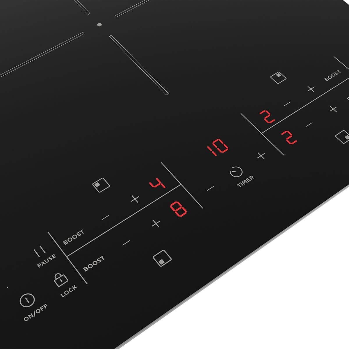 Chef 60cm 4 zone PowerReady induction cooktop - touch controls, PowerBoost, child lock - CHI6434BD