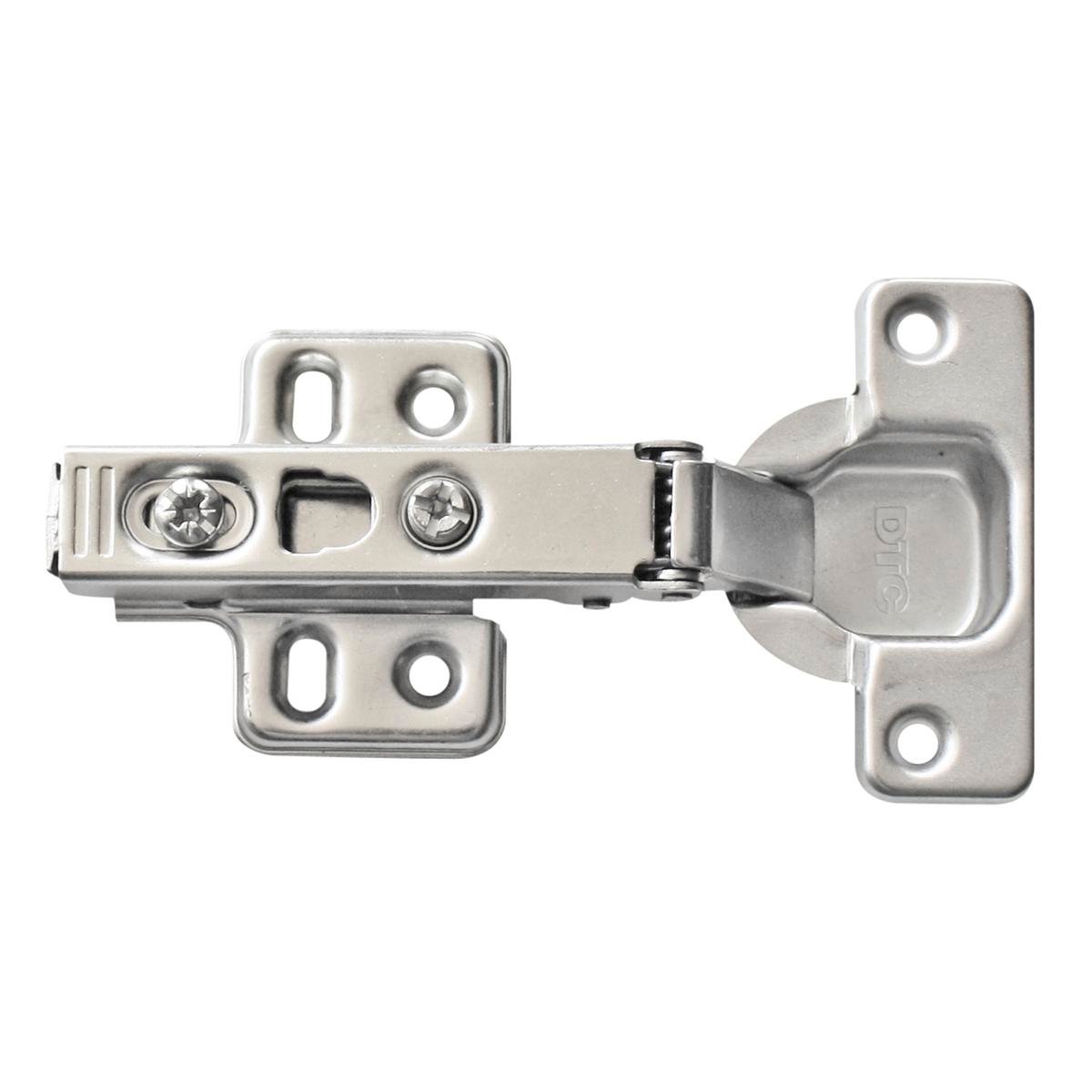 Kaboodle Standard Door Hinges - Chrome Steel 10 Pairs Adjustable Clip-On