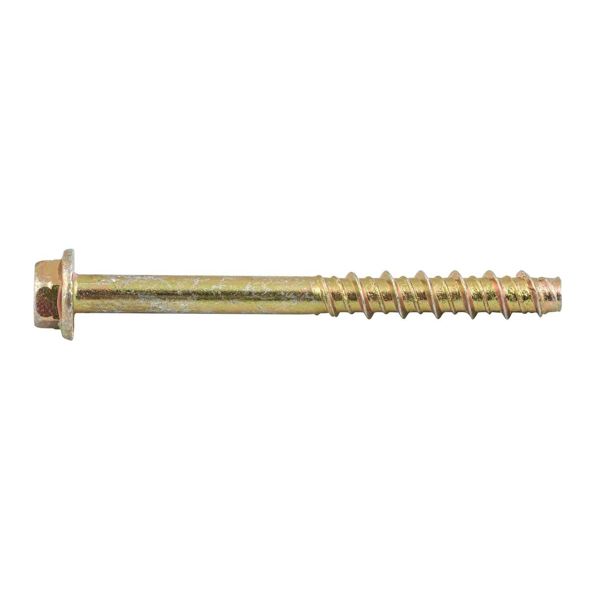 Ramset 6 x 75mm AnkaScrew Zinc Plated Flanged Hex Masonry Anchor, 4 Pack