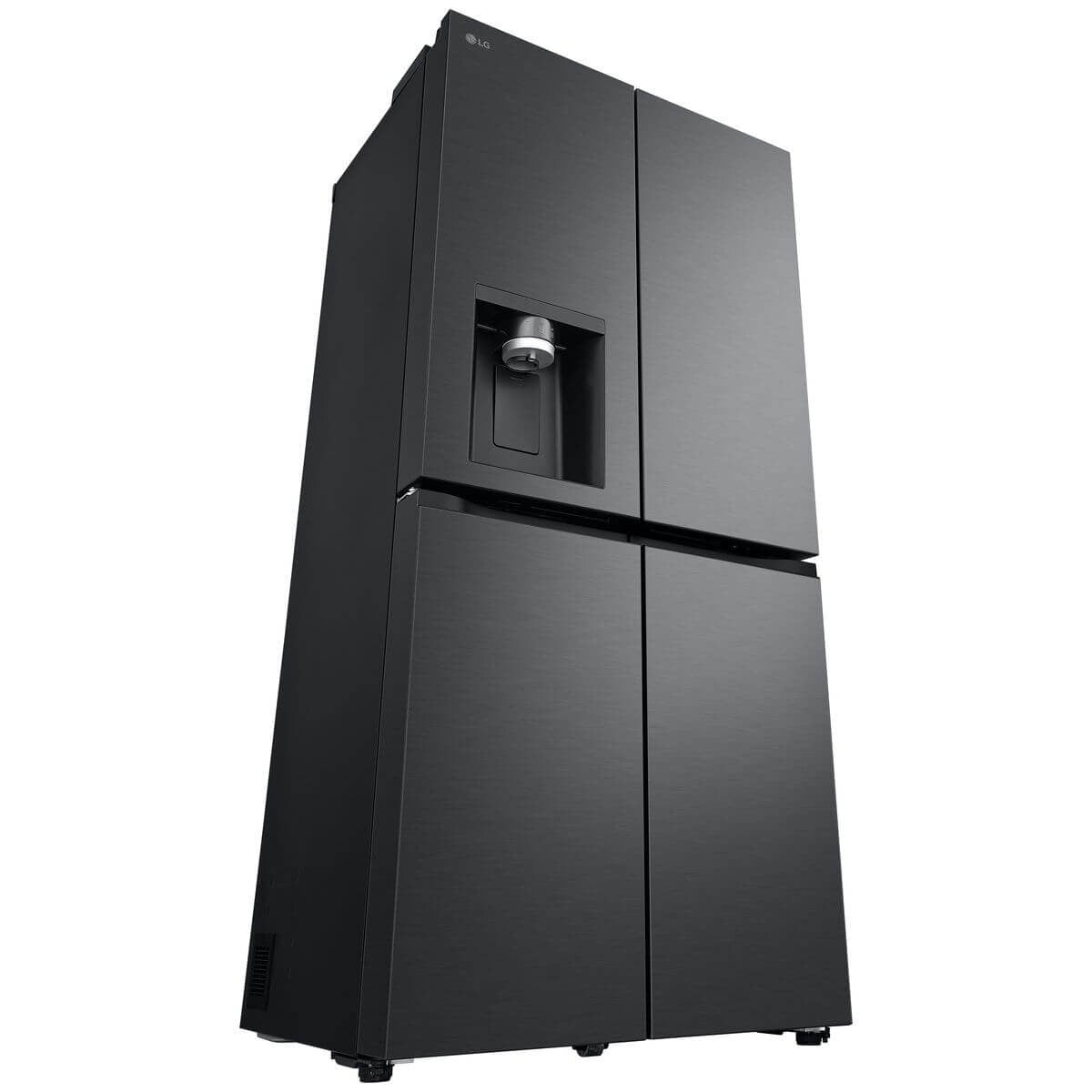 LG 506L French Door Fridge - Non-Plumbed Ice and Water, Matte Black, 4.5 Star Energy - GF-LN500MBL