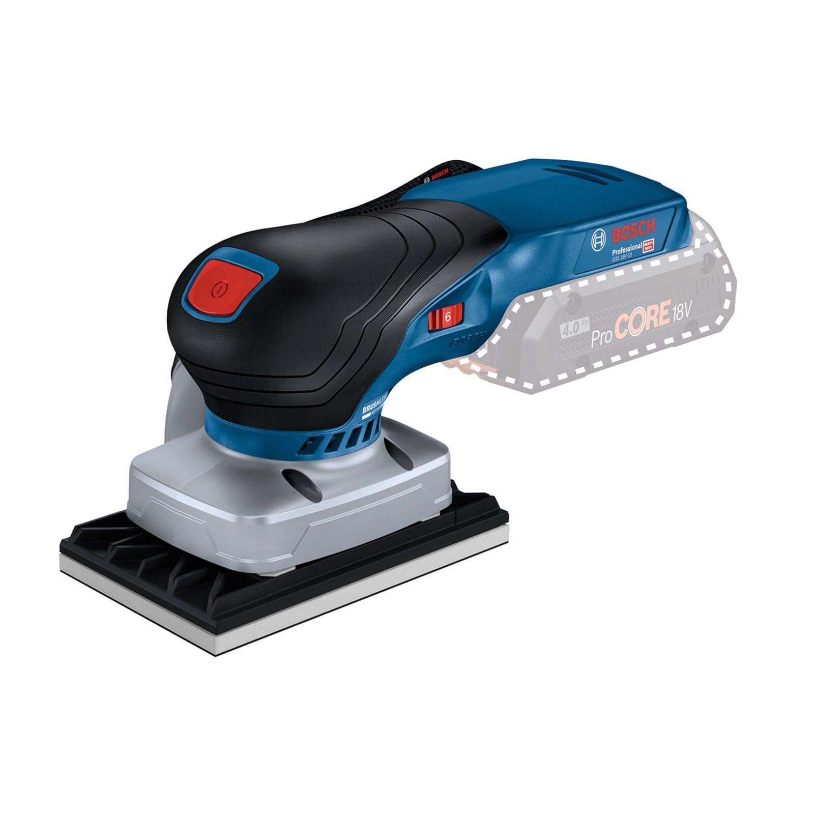 Bosch Professional 18V 3-In-1 Orbital Sander Skin Only GSS 18V-13