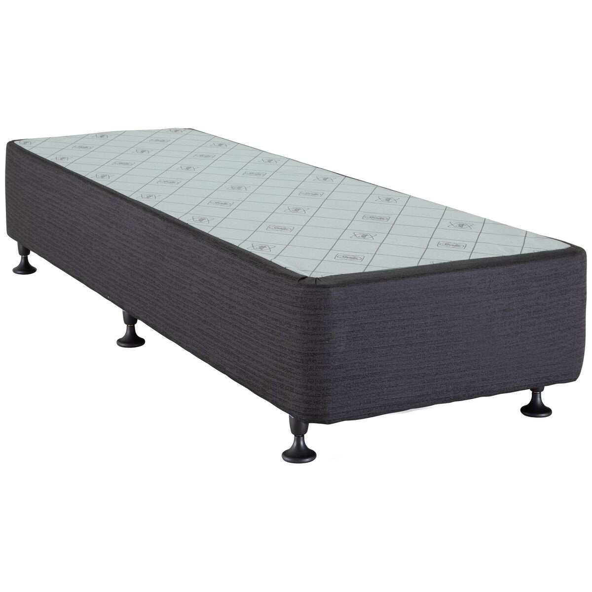 Sealy Posturepedic Single Bed Base in Black - Support Modules, Australian Made - PPB-BLK-SGL