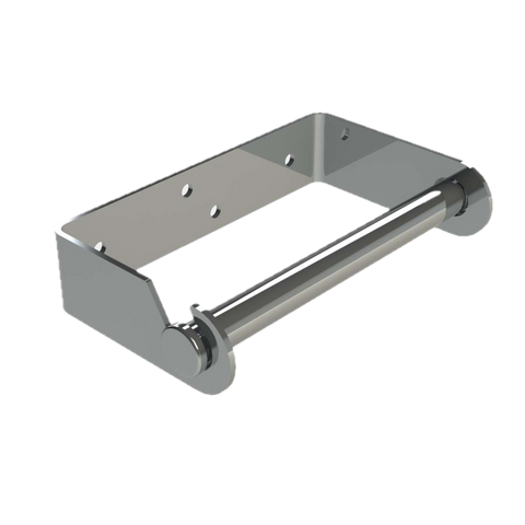 Magnet Chrome Wall Mount Toilet Roll Holder 125mm Steel