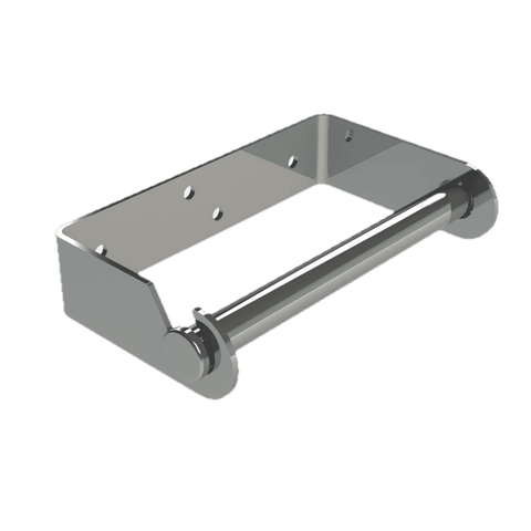 Magnet Chrome Wall Mount Toilet Roll Holder 125mm Steel