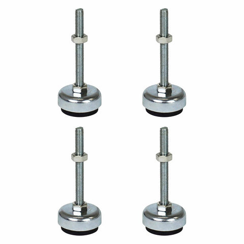 Richmond Levelling Feet - 30mm x M6 - Zinc Plated - Adjustable 4 Pack - SuperSaverAU - view 1