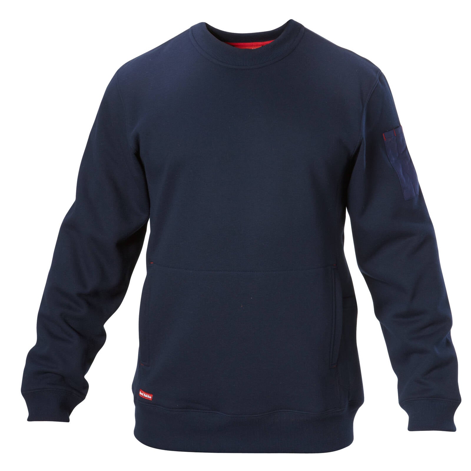 Hard Yakka Navy Brushed Fleece Crew Neck Jumper Mens Size L