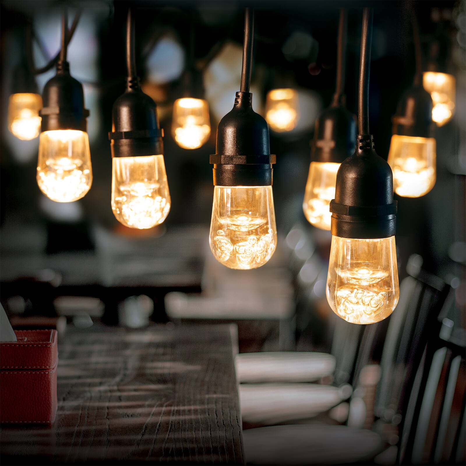 Lytworx 11.5m 24 Bulb Warm White LED Café Lights 60355