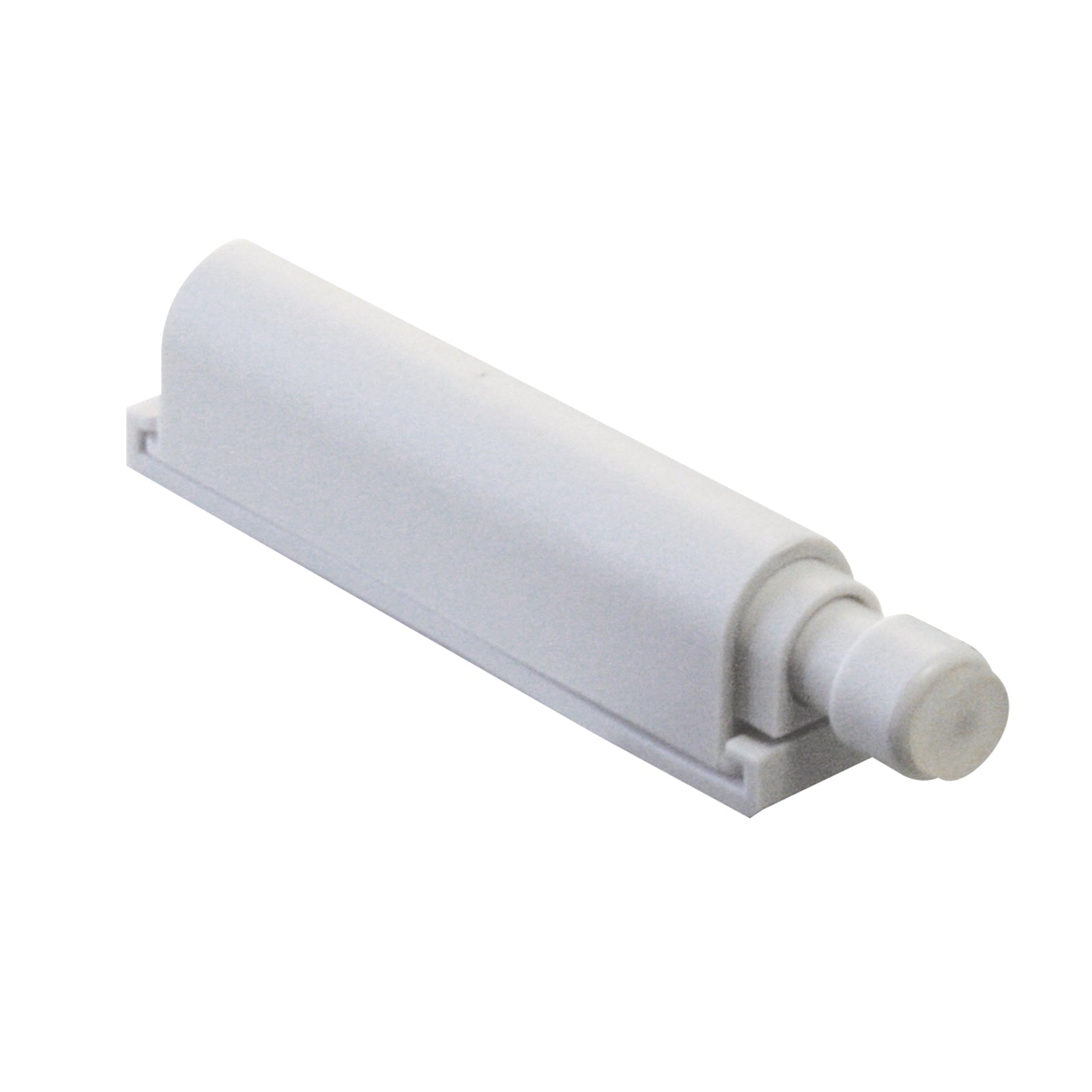 Kaboodle Push To Release Mechanism - Grey Plastic 150mm Handle-Less Cabinet Catch