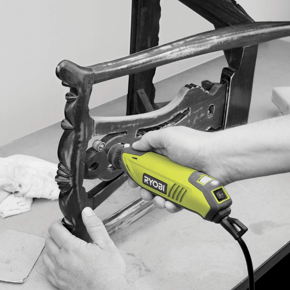 Ryobi Essential Rotary Tool RRT090 - 30 Accessories - 150W - 240V - Versatile DIY - SuperSaverAU - view 5