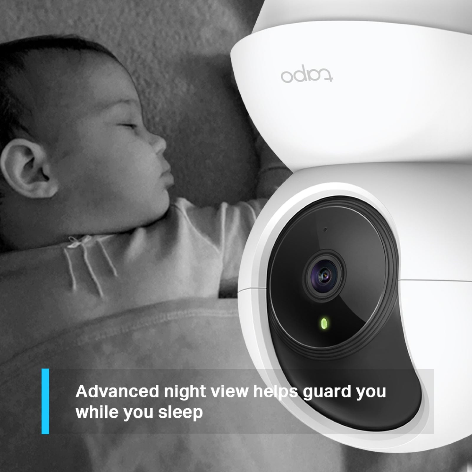 TP-Link Tapo C210 3MP Pan/Tilt Home Security Wi-Fi Camera, 2K Night Vision Indoor 2 Pack TAPO-C210P2