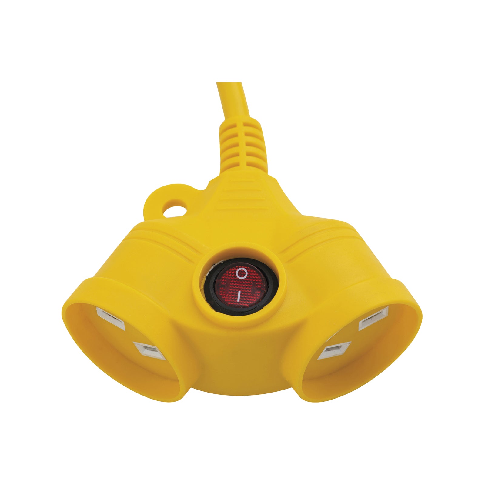 DETA 25m Heavy Duty Dual Socket Extension Lead - 10A 240V Switched DYX25