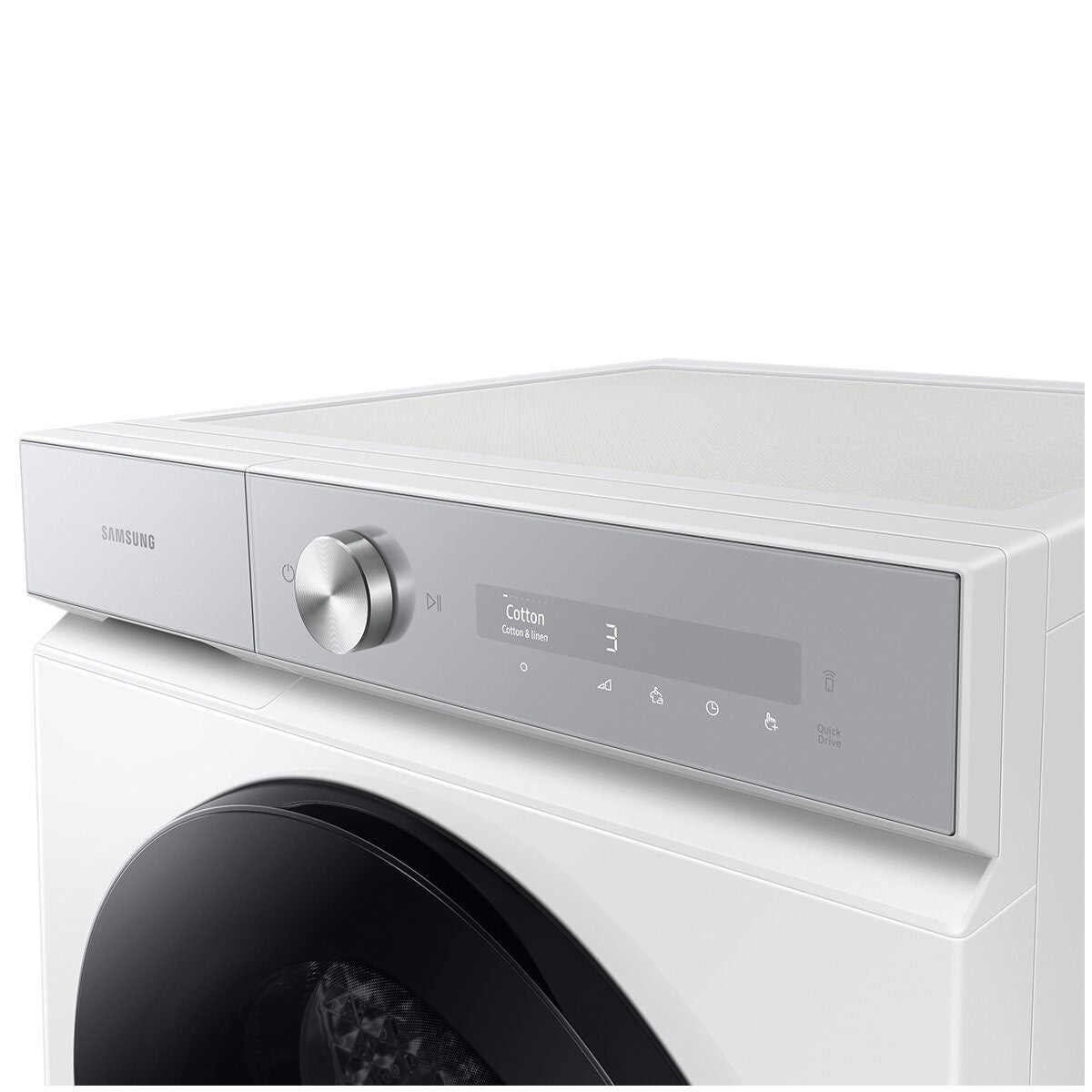 Samsung Bespoke AI 9kg Heat Pump Dryer - 9 Star Energy Rating - Wi-Fi Control - White - DV90BB9440GH