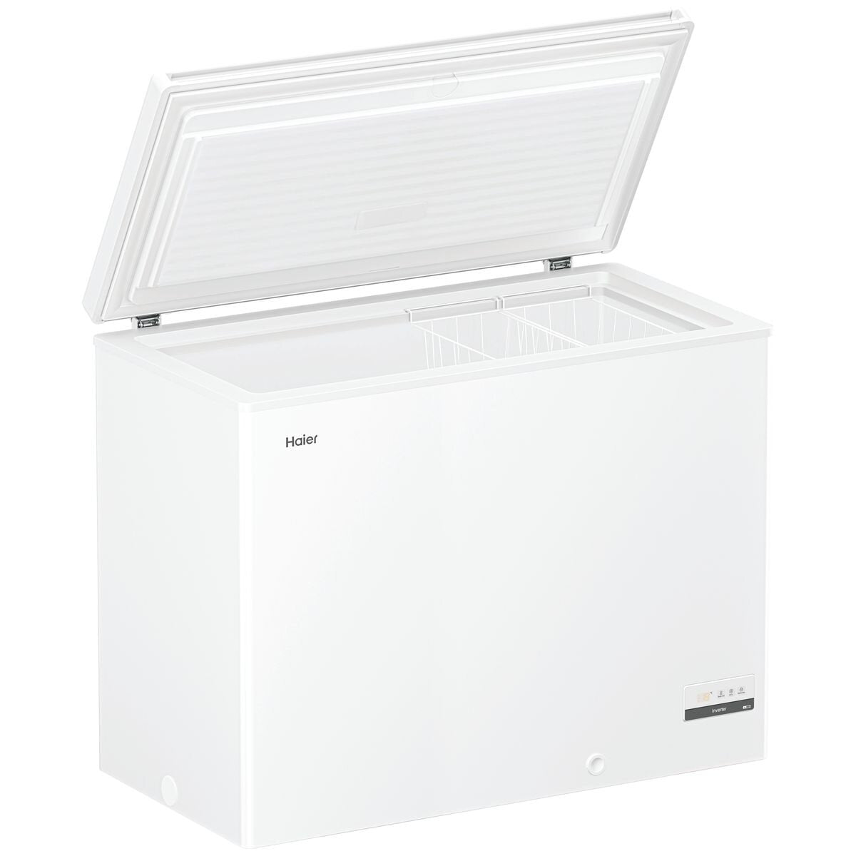 Haier 301L Hybrid Chest Freezer - White, Four-Sided Cooling, 5.5 Star Energy Rating - HCF300W