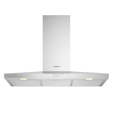 Westinghouse 90cm Canopy Rangehood with Hob2Hood - Stainless Steel, 760m³/h, 3 Fan Speeds - WRC914SD