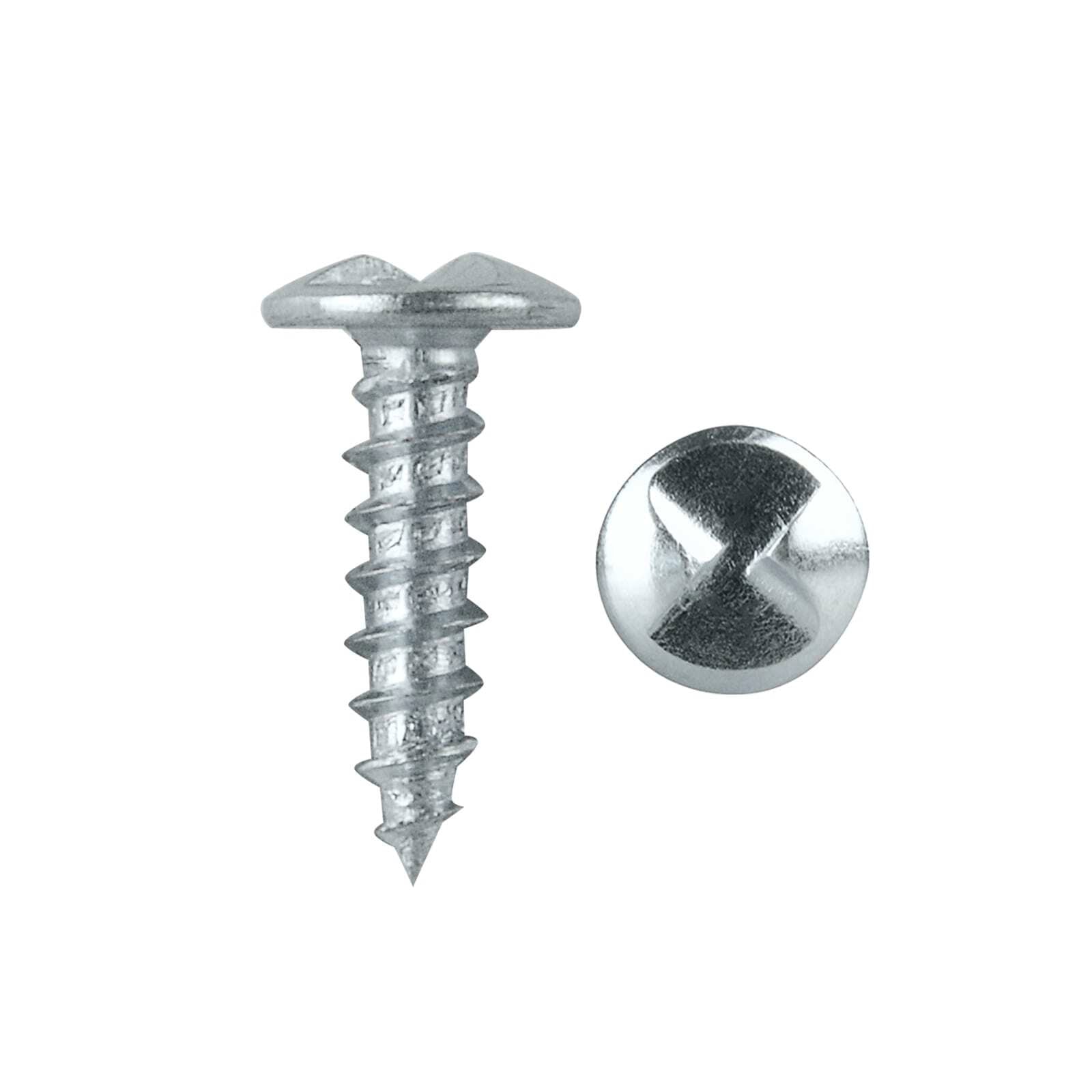 Pinnacle Hardware Assorted 10G and 12G Zinc Plated Anti-Theft Screws 50 Pack