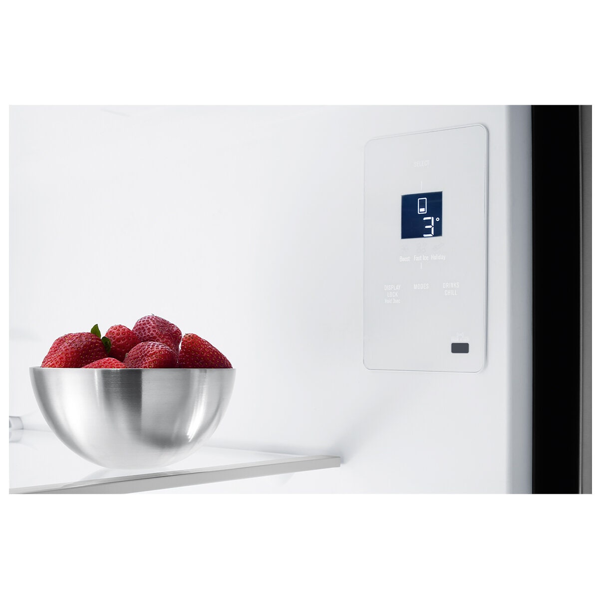Electrolux 496L bottom mount fridge - right hinged, matte black, 6 star energy rating - EBE5007BD-R