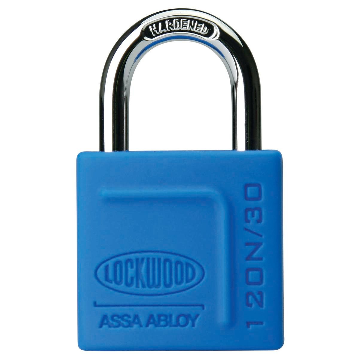 Lockwood 30mm Alloy Silicon Padlock - Brass with Silicone Jacket