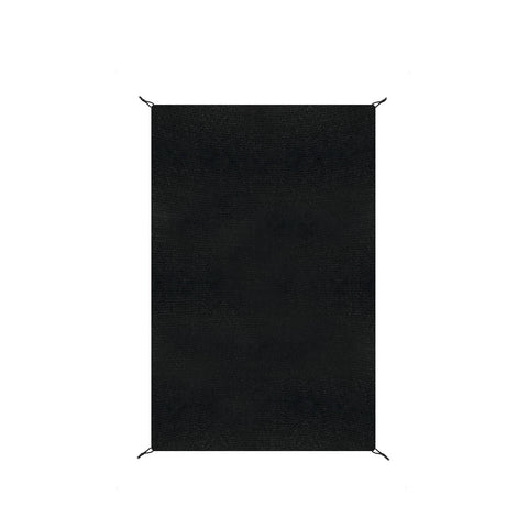 Coolaroo Graphite 2.4 x 3.6m Heatshield Ready-To-Hang Rectangle Shade Sail, HDPE, Up to 90% UV Block