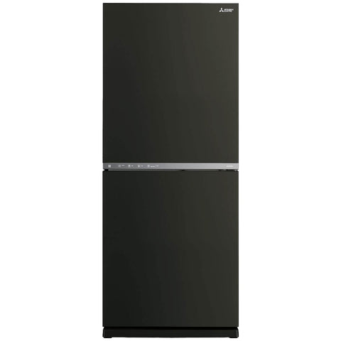 Mitsubishi Electric 421L Bottom Mount Fridge - Matte Black, Select Zone, Ice Maker - MR-HS421EX-MB-A