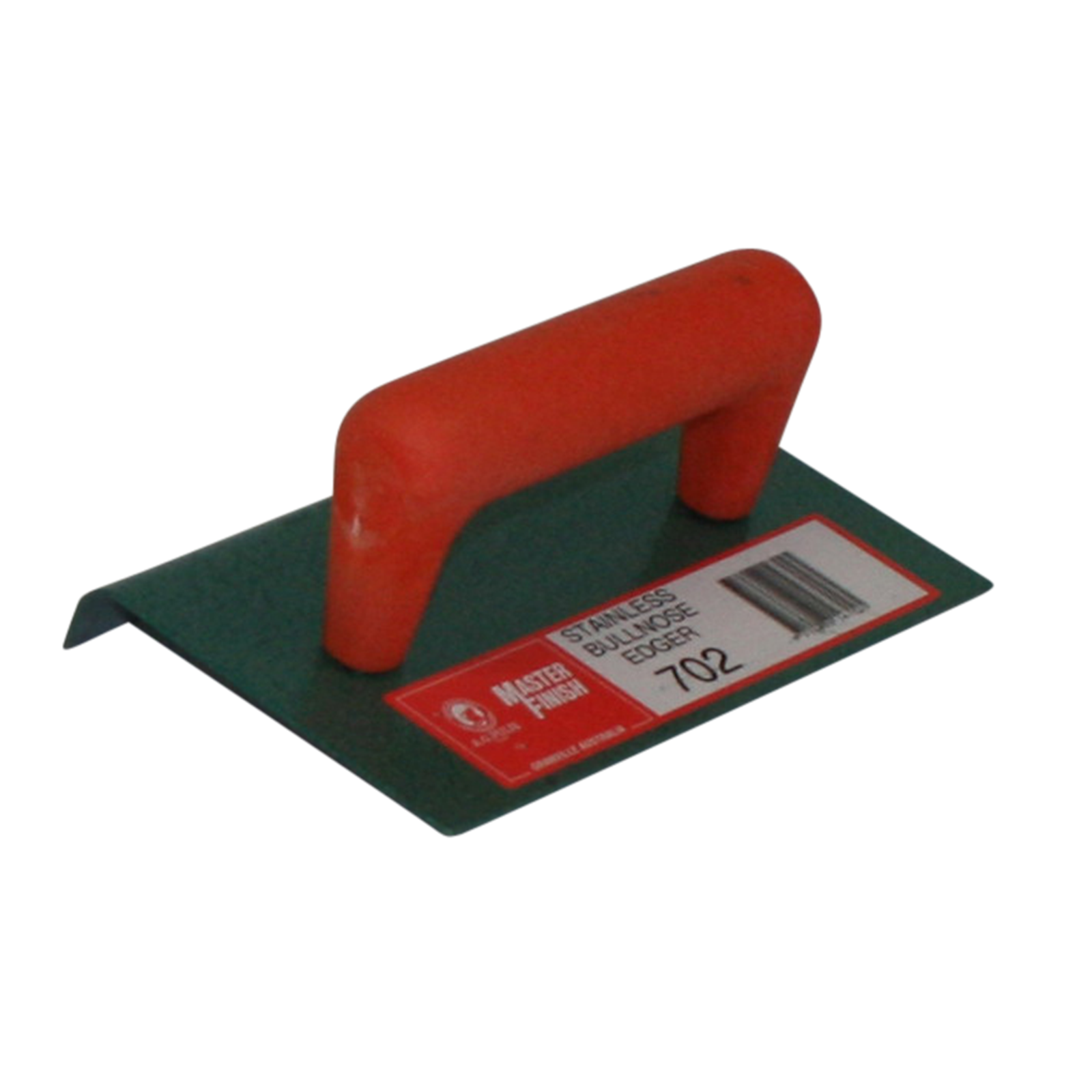 Masterfinish 112mm Stainless Steel Bullnose Cement Edger with Plastic Handle