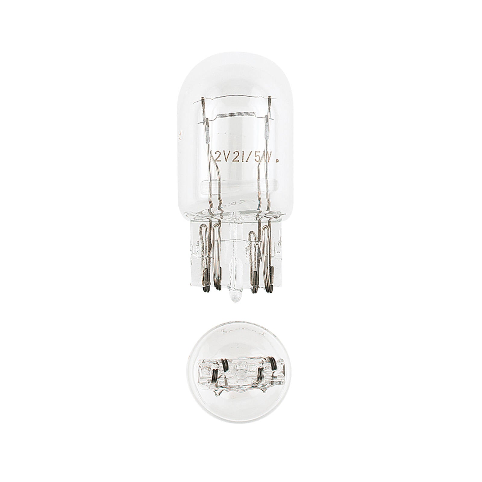 Narva 12V 21/5W T20 Incandescent Wedge Globe 2 Pack 47534BL