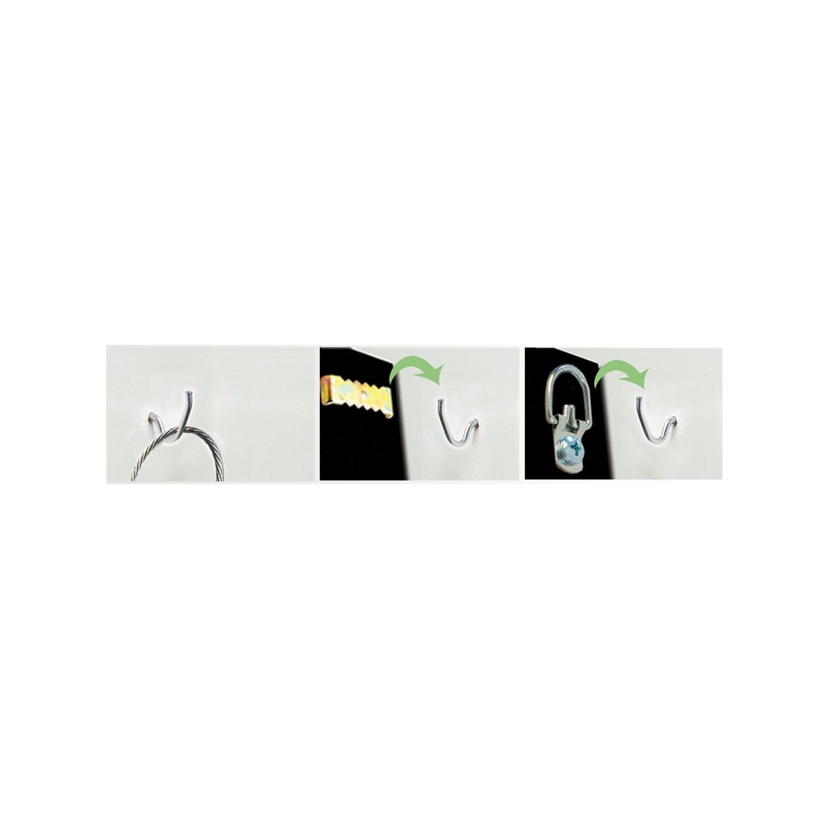 Hangman Steel J Hook Picture Hanger 9kg, 20 Pack