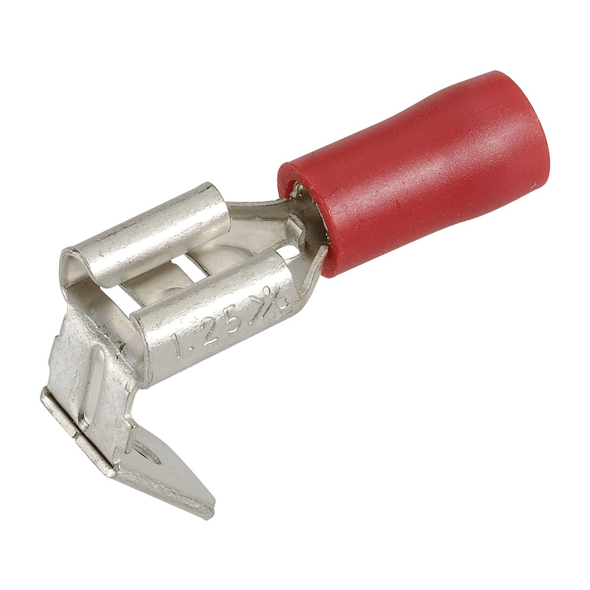 Narva 2.5-3mm Red Insulated Flared Vinyl 2-Way Piggy-Back Connector 6.3mm - 10 Pack