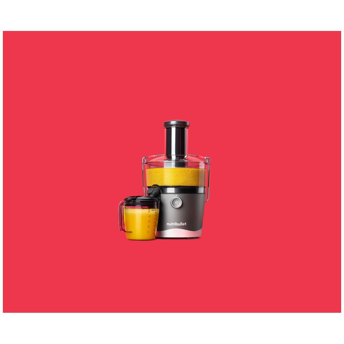 NutriBullet 800W Juicer - Dual-Speed Control, Wide Feed Chute, 800ml Pitcher, Dark Grey - NBJ07150
