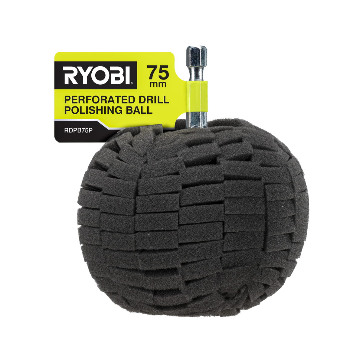 Ryobi 75mm Perforated Foam Drill Polishing Ball
