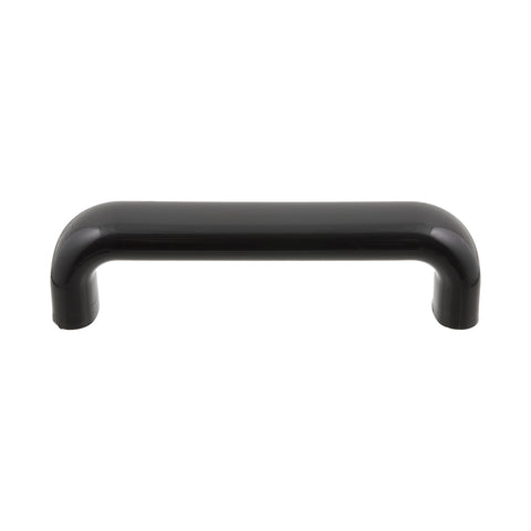 Prestige 20mm Black Flat Plastic D Handle, Cabinet Drawer Pull