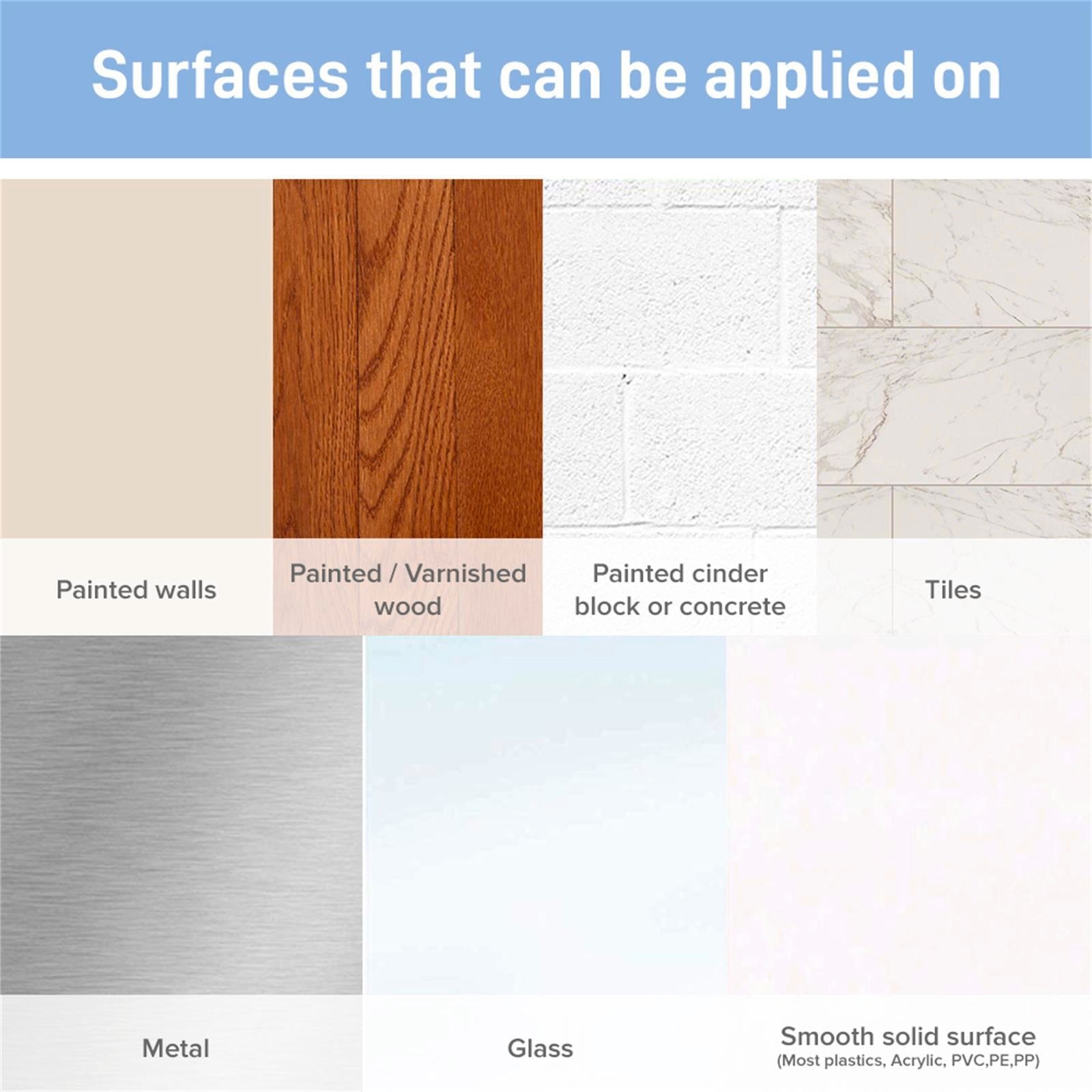 Command Large Clear Adhesive Wall Hook Damage-Free