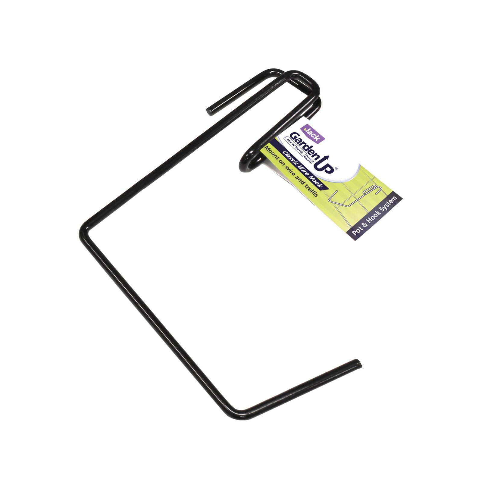 Jack Classic Garden Up Wire Hook 230mm - Weather Resistant Pot Mount