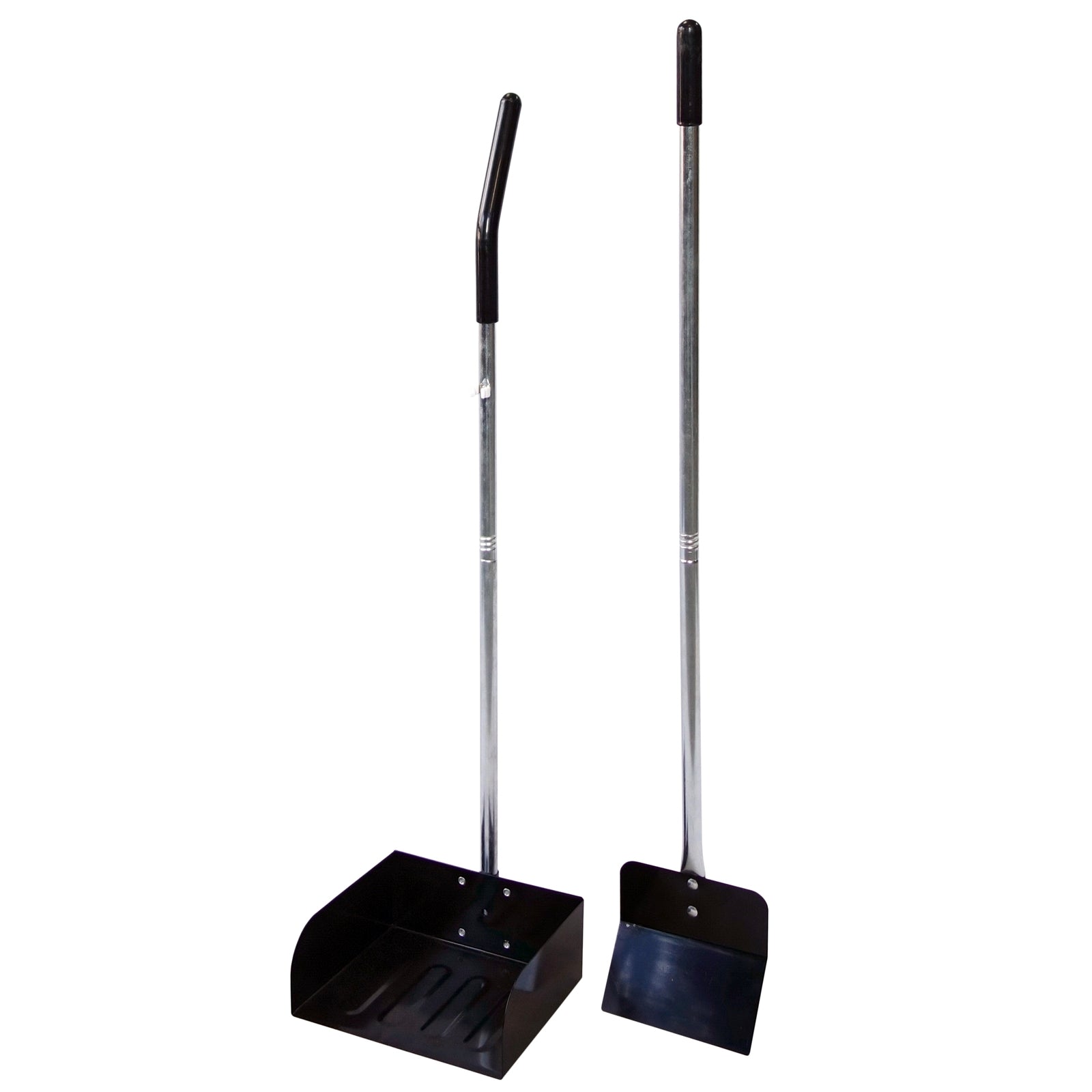 All Set Long Handle Pet Waste Scooper with Steel PVC Shovel and Pan