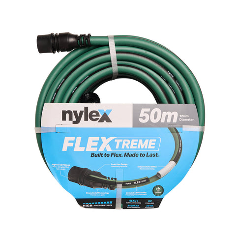 Nylex Flextreme 50m 12mm Garden Hose - 3400kpa, UV Stabilised, Kink Resistant