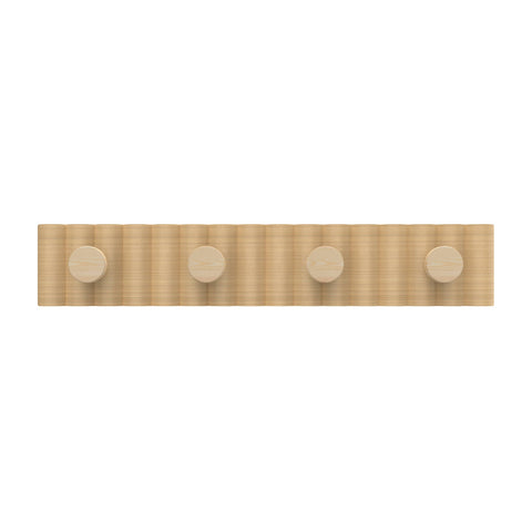 MODE 4 Timber Hooks On Fluted Timber Board Hook Rack 450mm