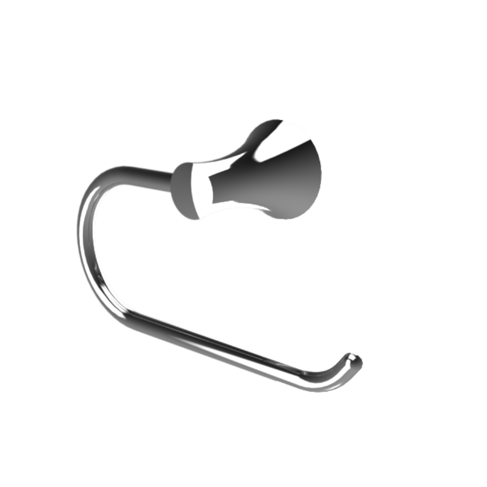 Caroma Elegance 171mm Chrome Toilet Roll Holder, Metal Wall Mount