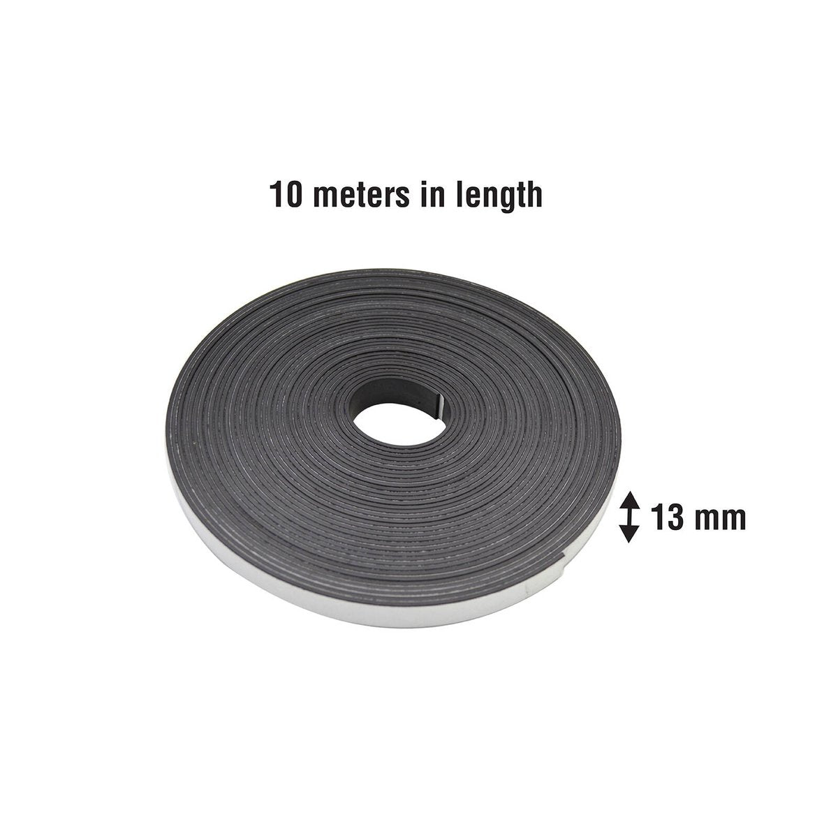 Everhang 10m x 13mm Self-Adhesive Magnetic Strip Flexible
