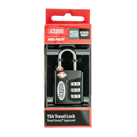 Lockwood 155 Series 3 Wheel Combination TSA Luggage Lock Solid Brass