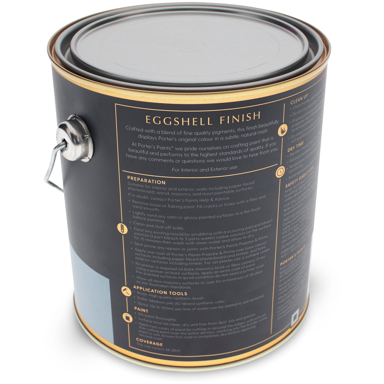 Porter's 2L Yacht Race Eggshell Broadwall Washable Paint