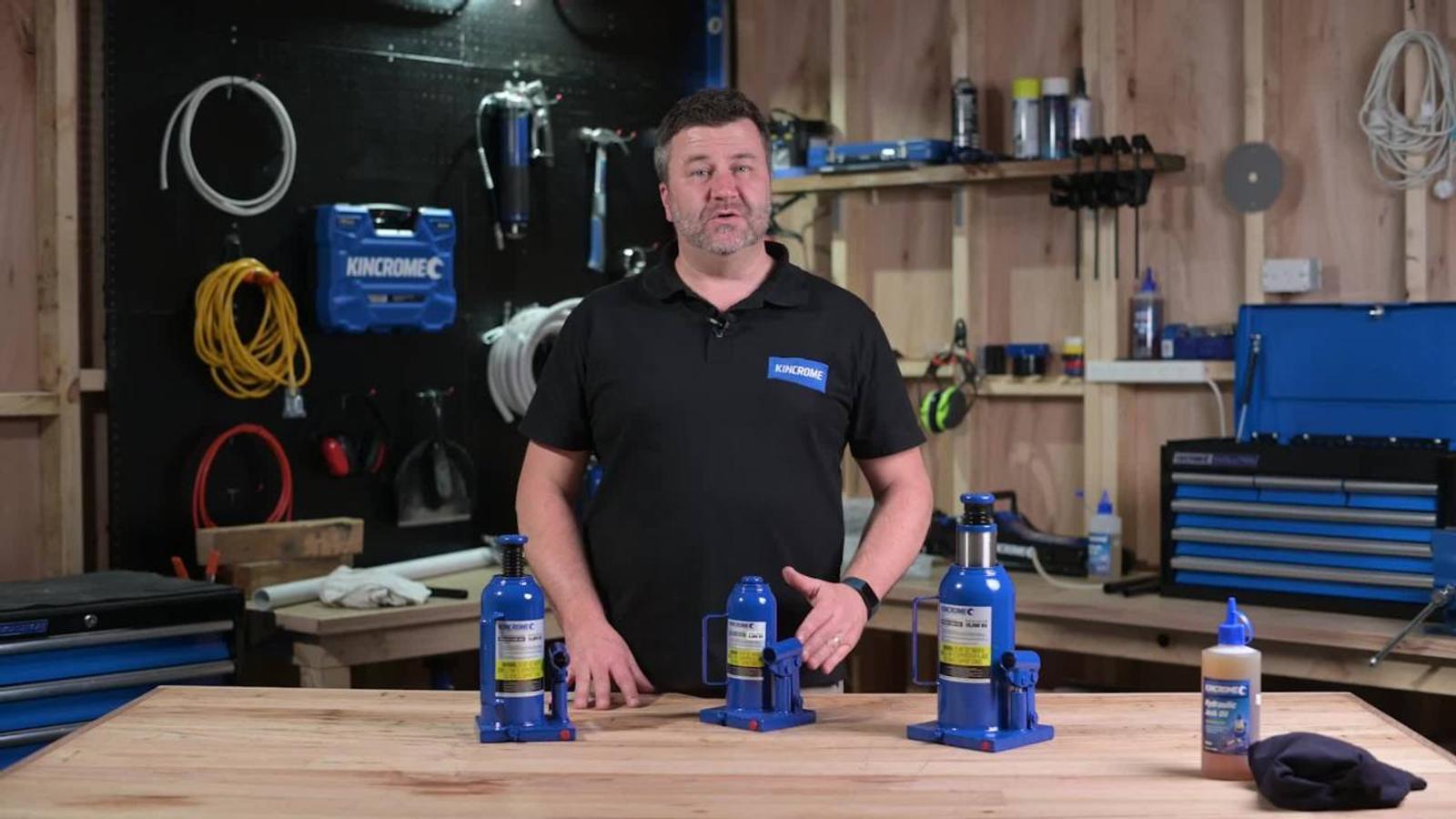 Kincrome 4,000kg Billet Steel Hydraulic Bottle Jack K12151