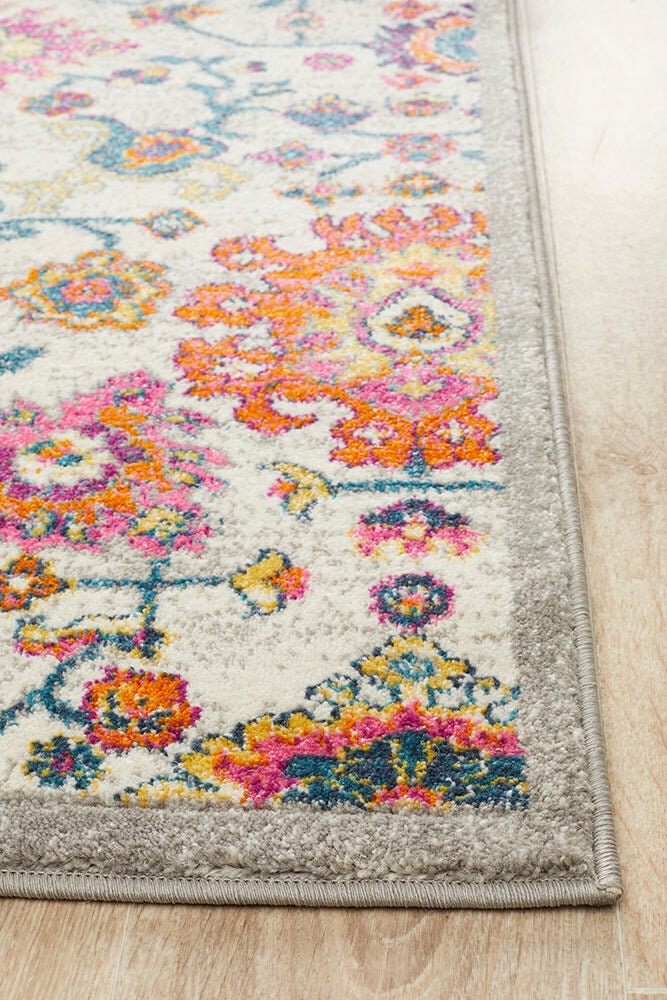 Rug Culture Babylon Medium Multi-coloured Rug 300X80CM - Runner, Polypropylene Pile - BLN-208-MULT-300X80