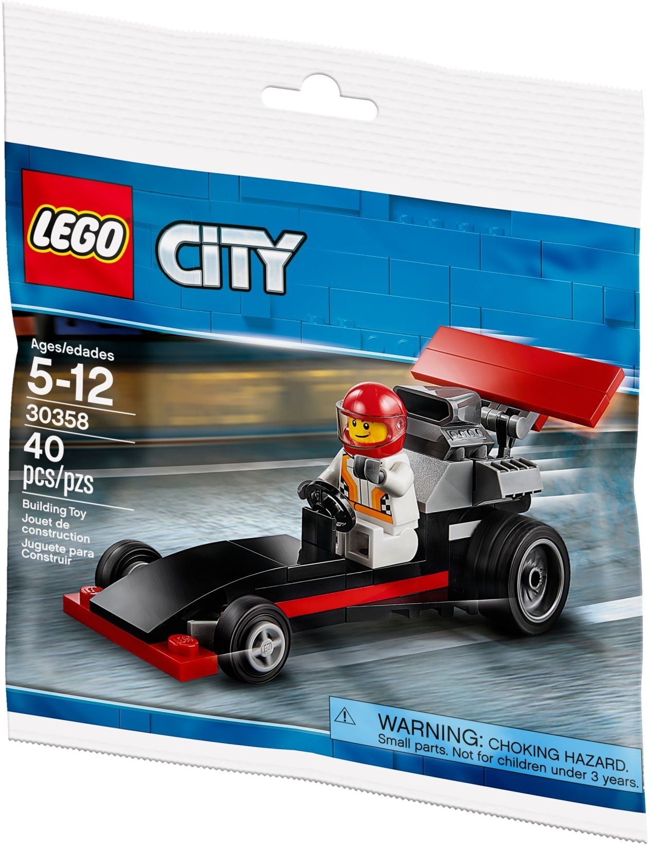 LEGO 30358 City Dragster - Speed Champion Race Car - SuperSaverAU - view 1
