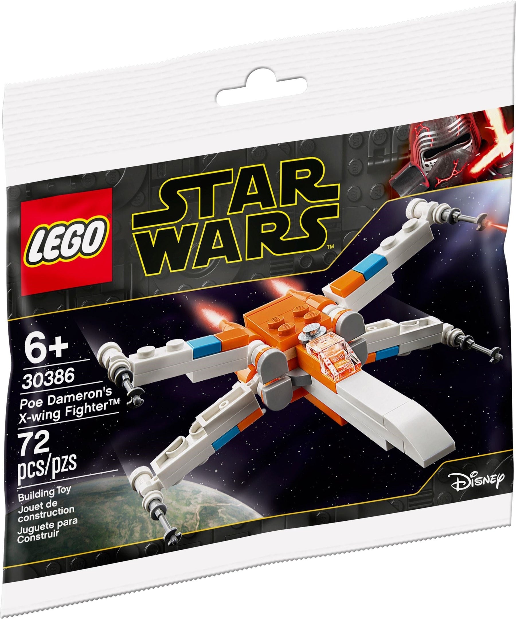 LEGO 30386 Poe Dameron's X-wing Fighter - Star Wars Mini Set - SuperSaverAU - view 1