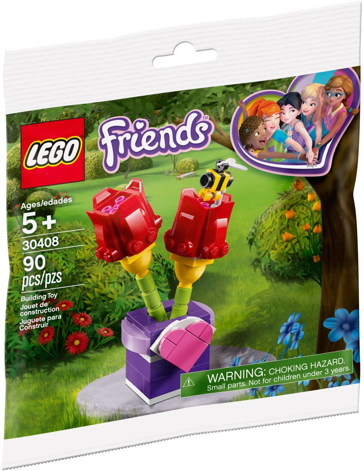 LEGO 30408 Tulips Flower Bouquet Building Set - SuperSaverAU - view 1