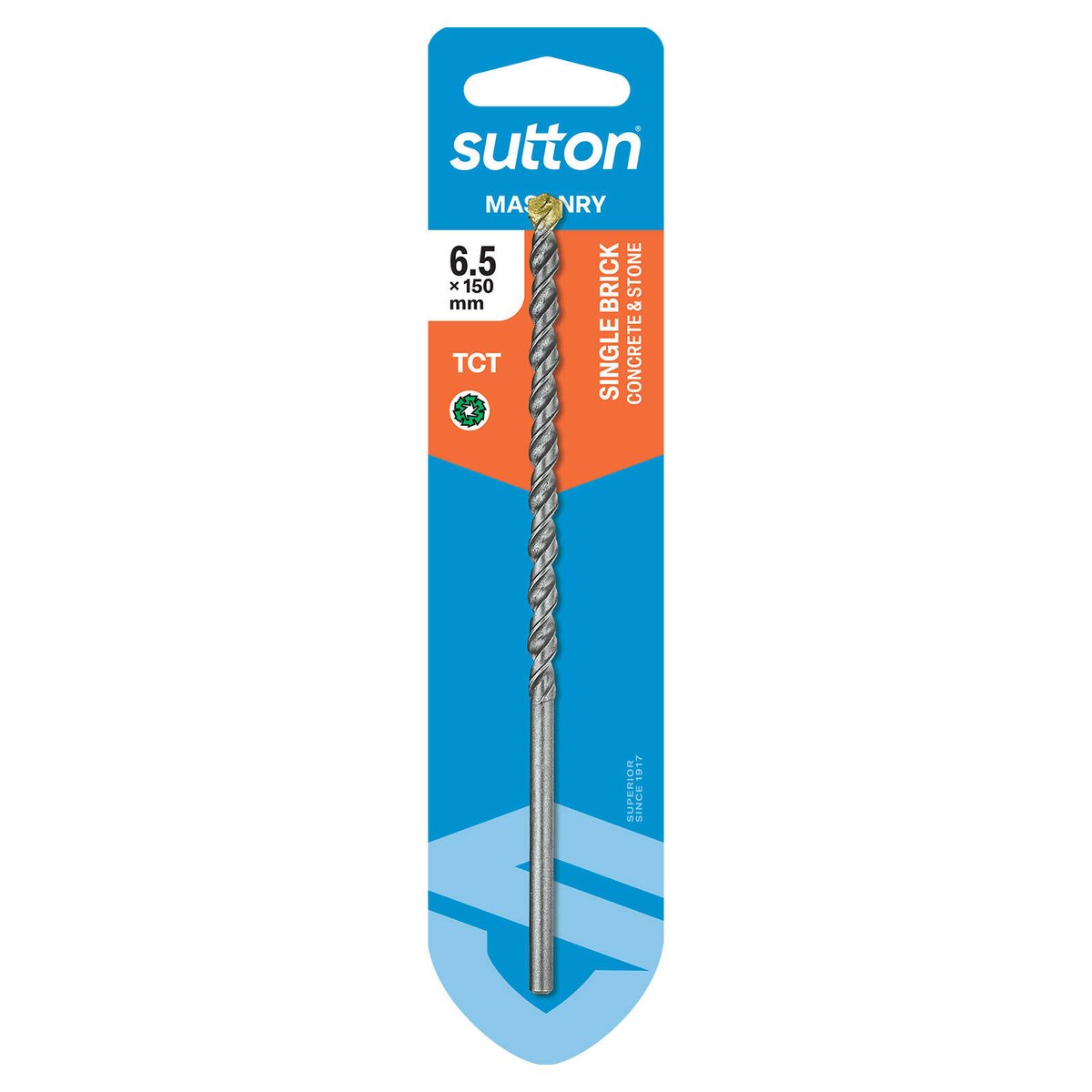 Sutton Tools 6.5 x 150mm SB TCT Masonry Drill Bit