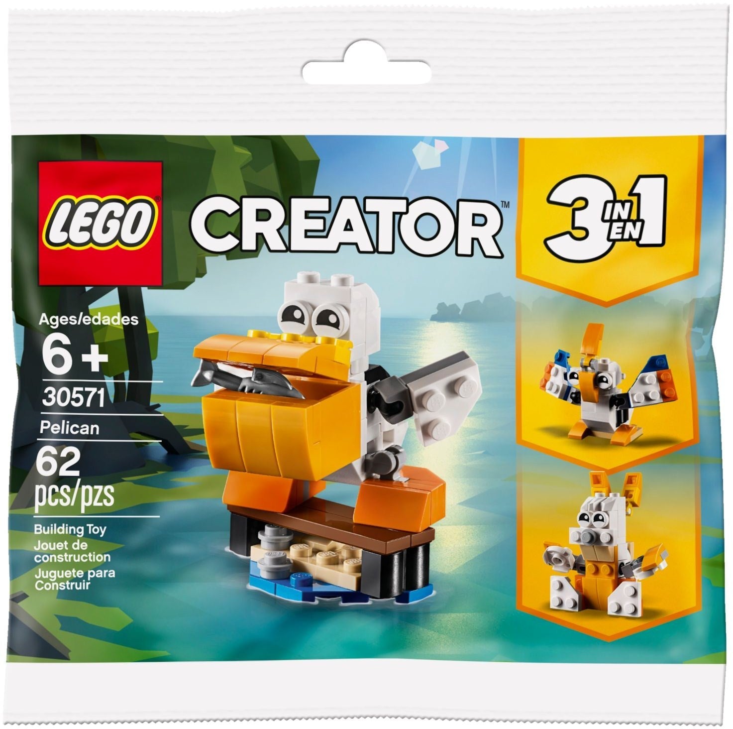 LEGO 30571 Pelican 3-in-1 Creator Polybag - SuperSaverAU - view 4