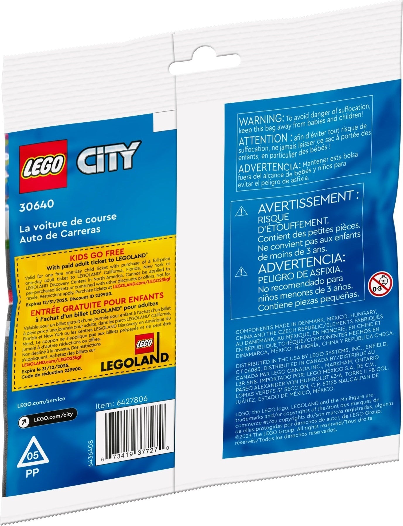 LEGO 30639 Race Car Polybag - SuperSaverAU - view 2