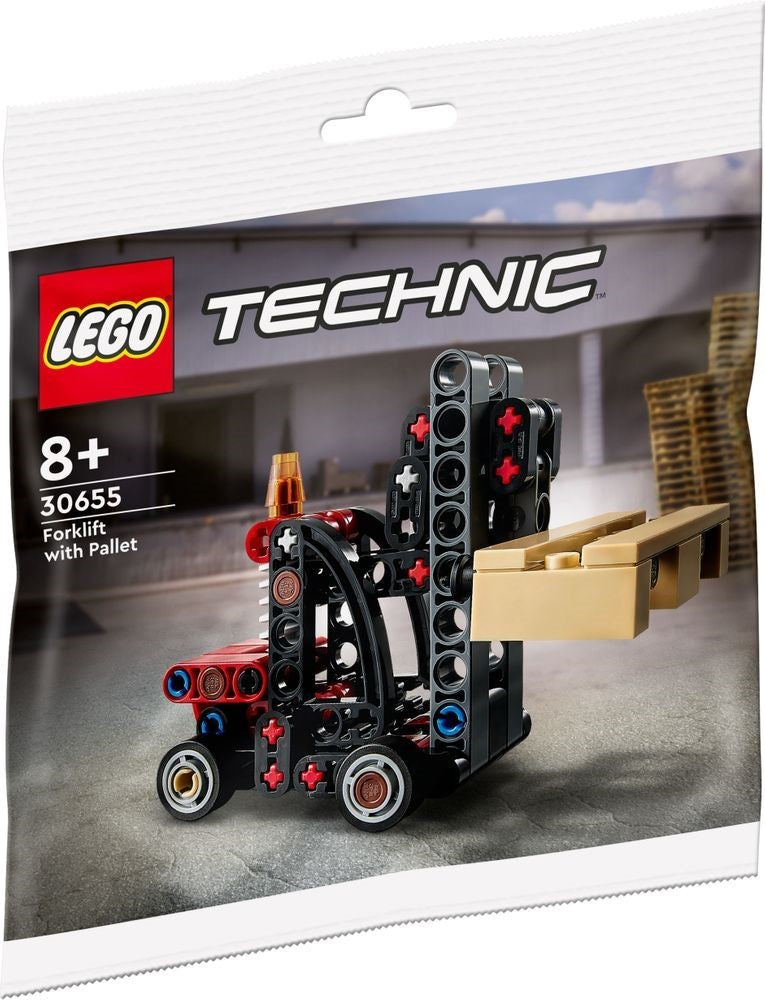 LEGO 30655 Forklift with Pallet Polybag - SuperSaverAU - view 1