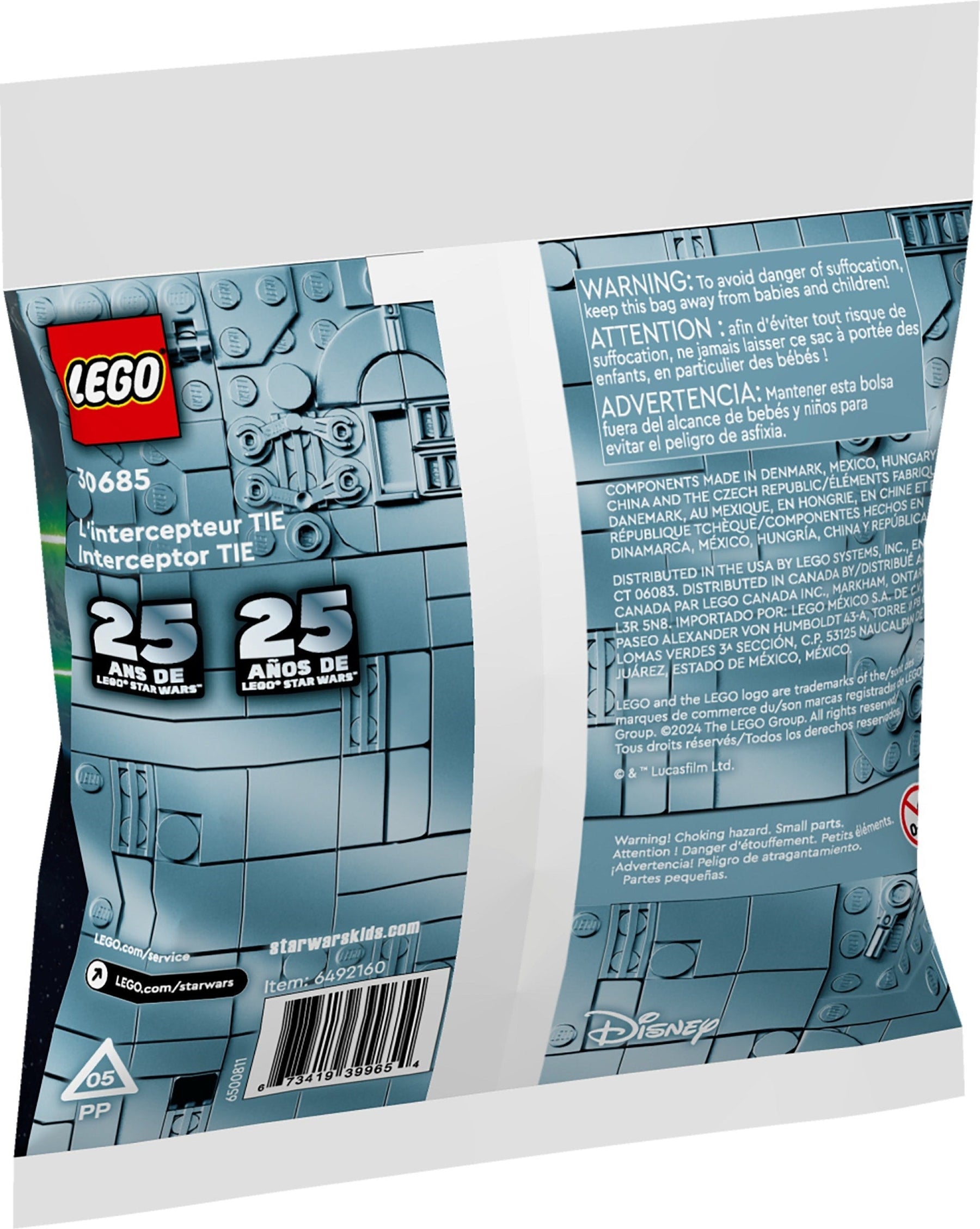 LEGO Star Wars 30685 TIE Interceptor Polybag - Hard to Find - SuperSaverAU - view 2
